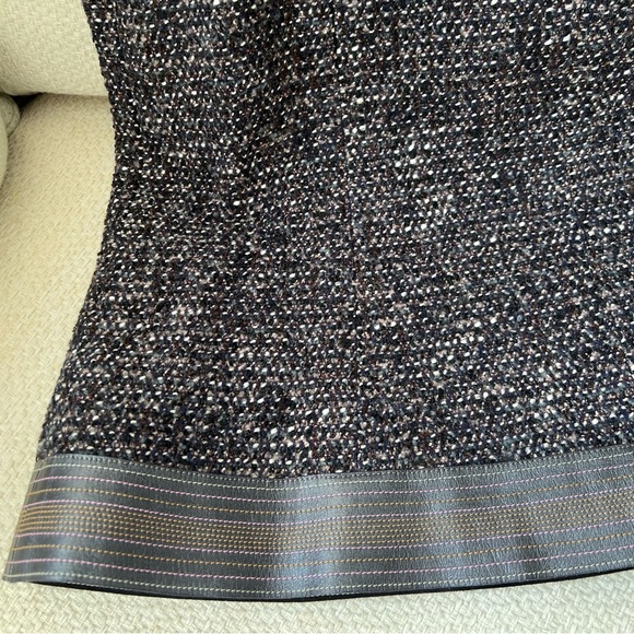 Chanel Vintage Sheath Dress With Leather Detailing - Picture 2 of 11